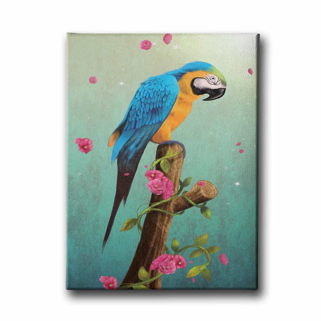 Papagan Canvas Tablo
