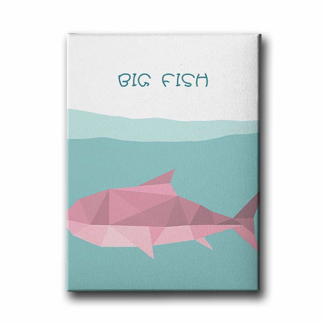Big Fish Canvas Tablo