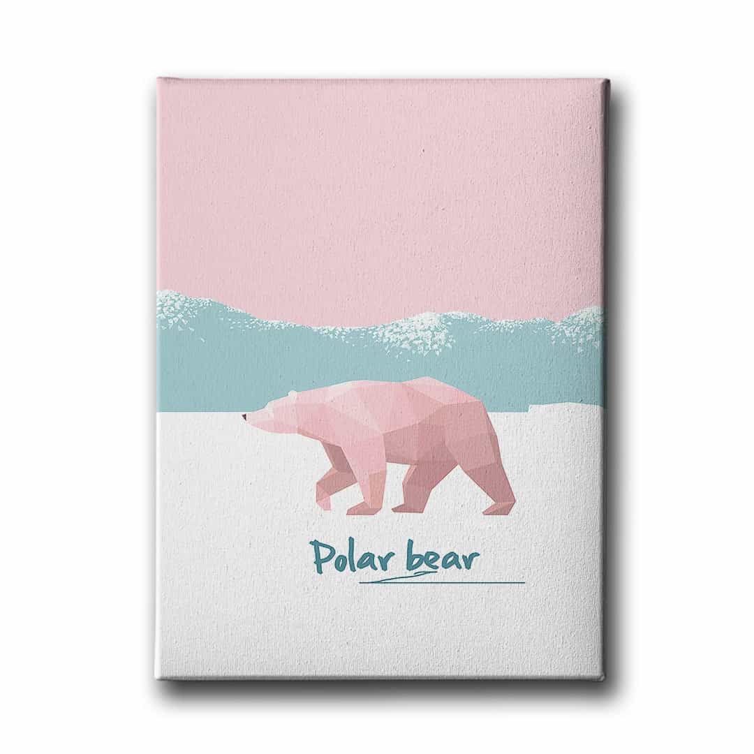 Polar Bear Canvas Tablo
