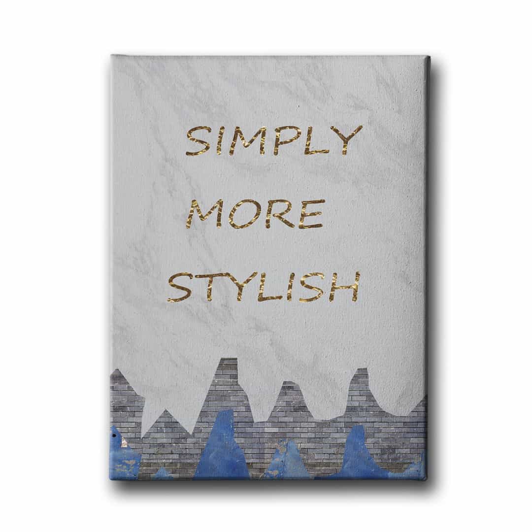 Modern Cicek Canvas Tablo