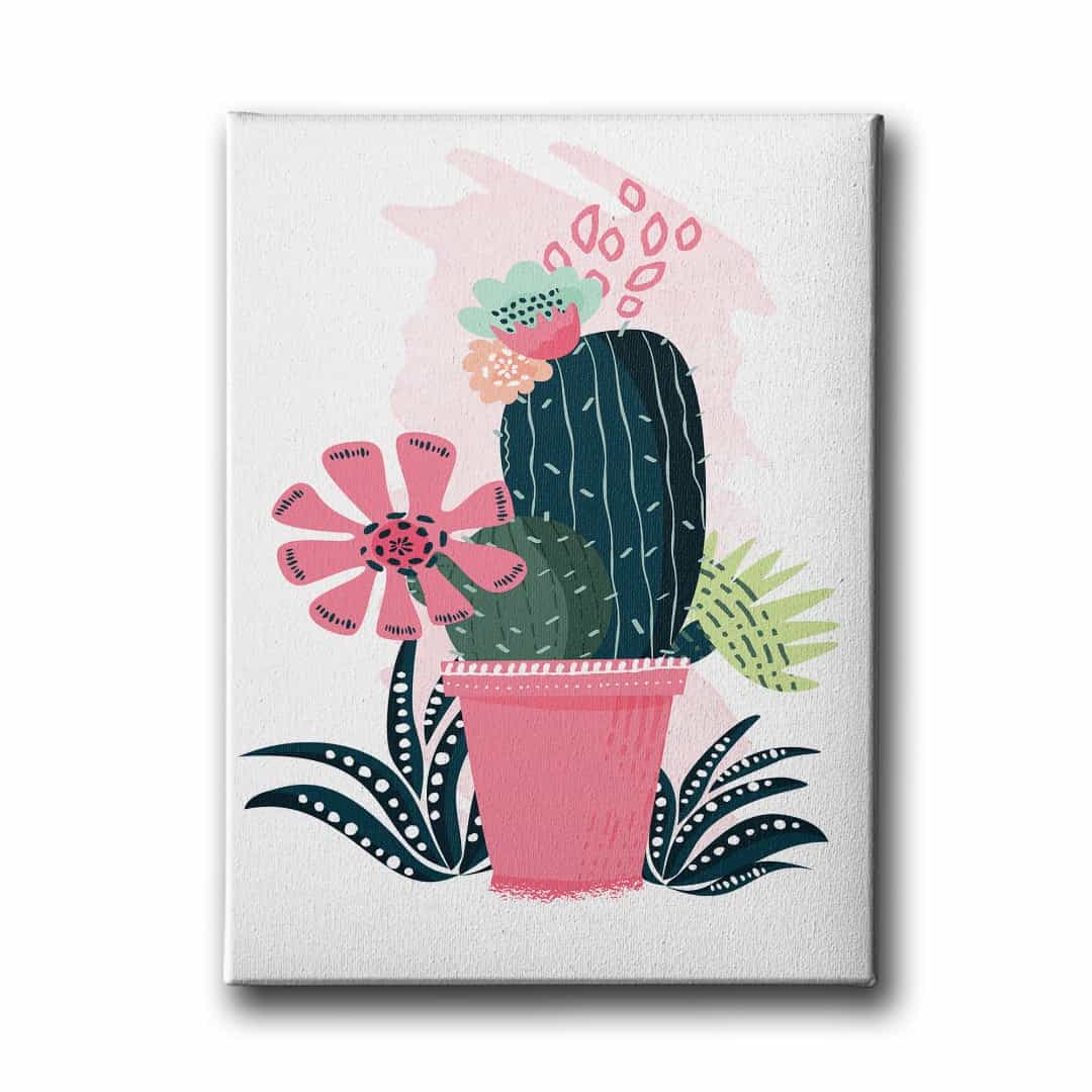 Kaktus Canvas Tablo