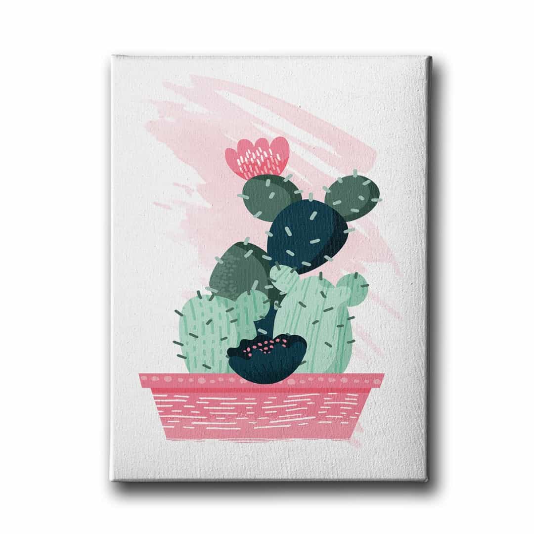 Kaktus Canvas Tablo