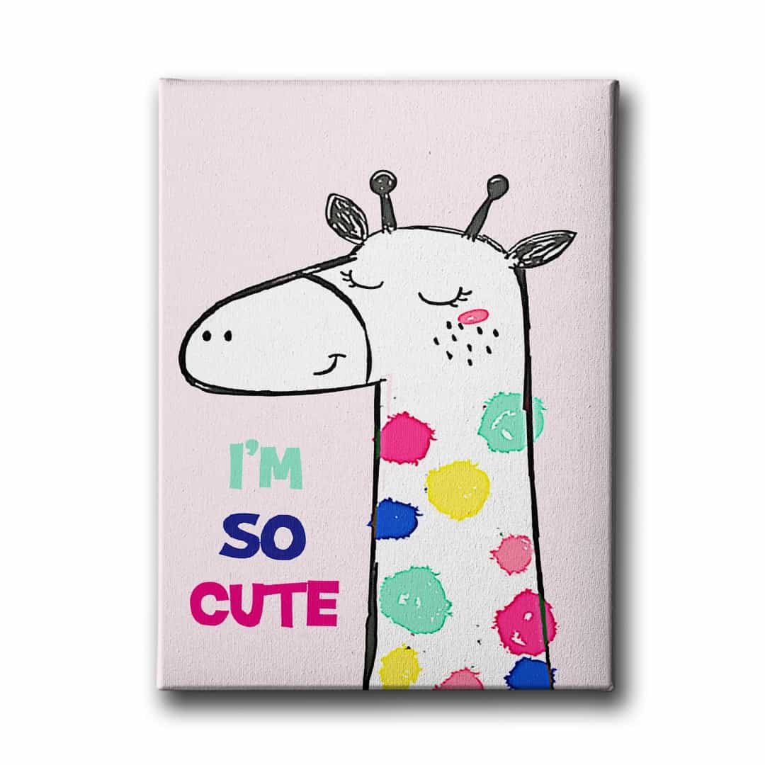 I M So Cute Canvas Tablo