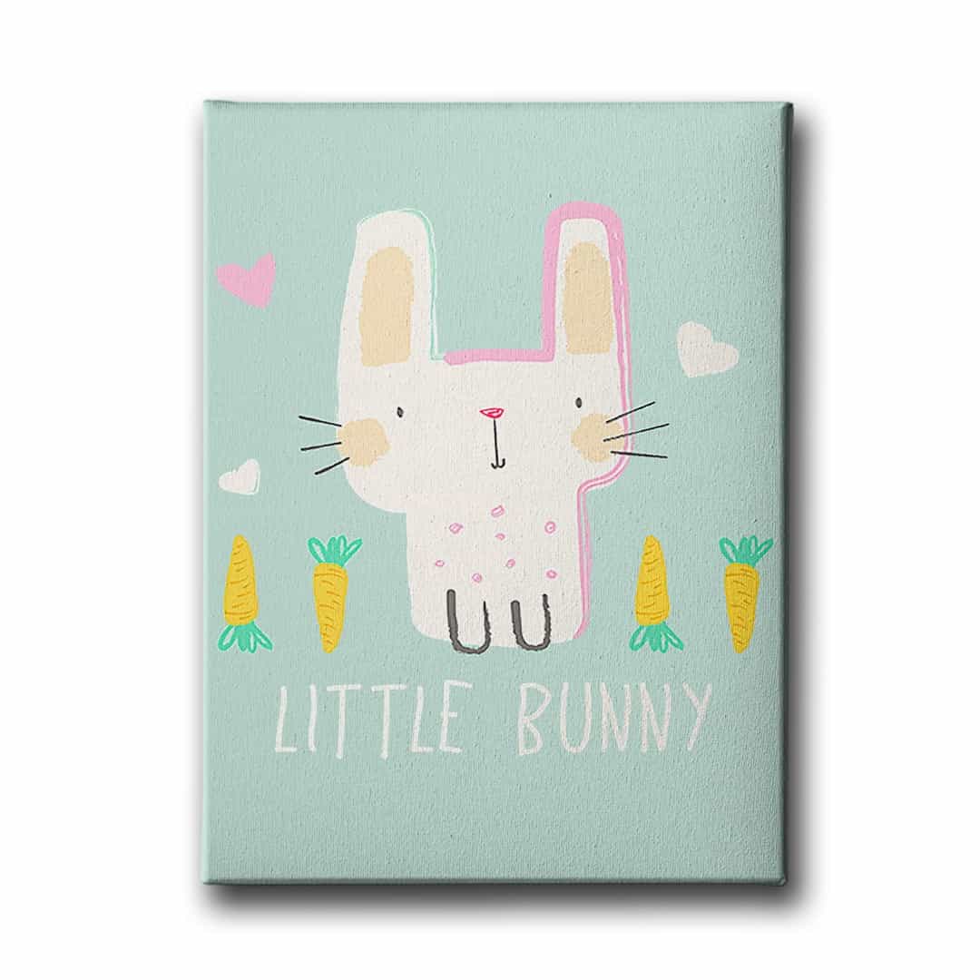 Little Bunny Canvas Tablo