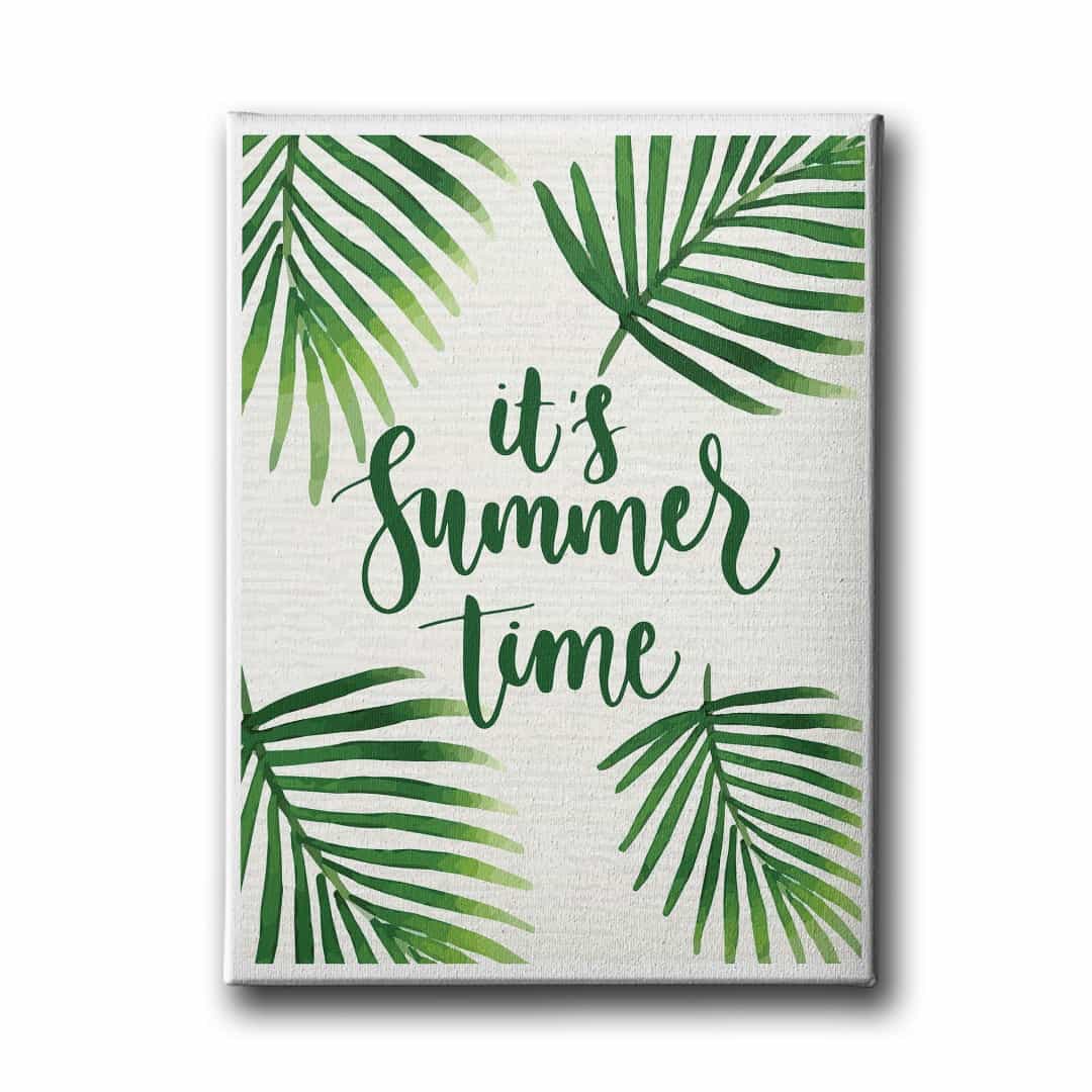 It Is Summer Time Canvas Tablo
