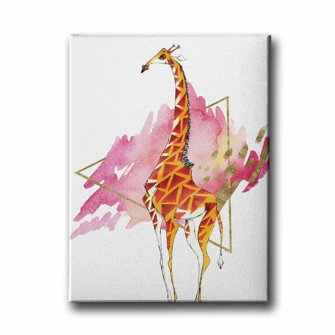 Zurafa Canvas Tablo