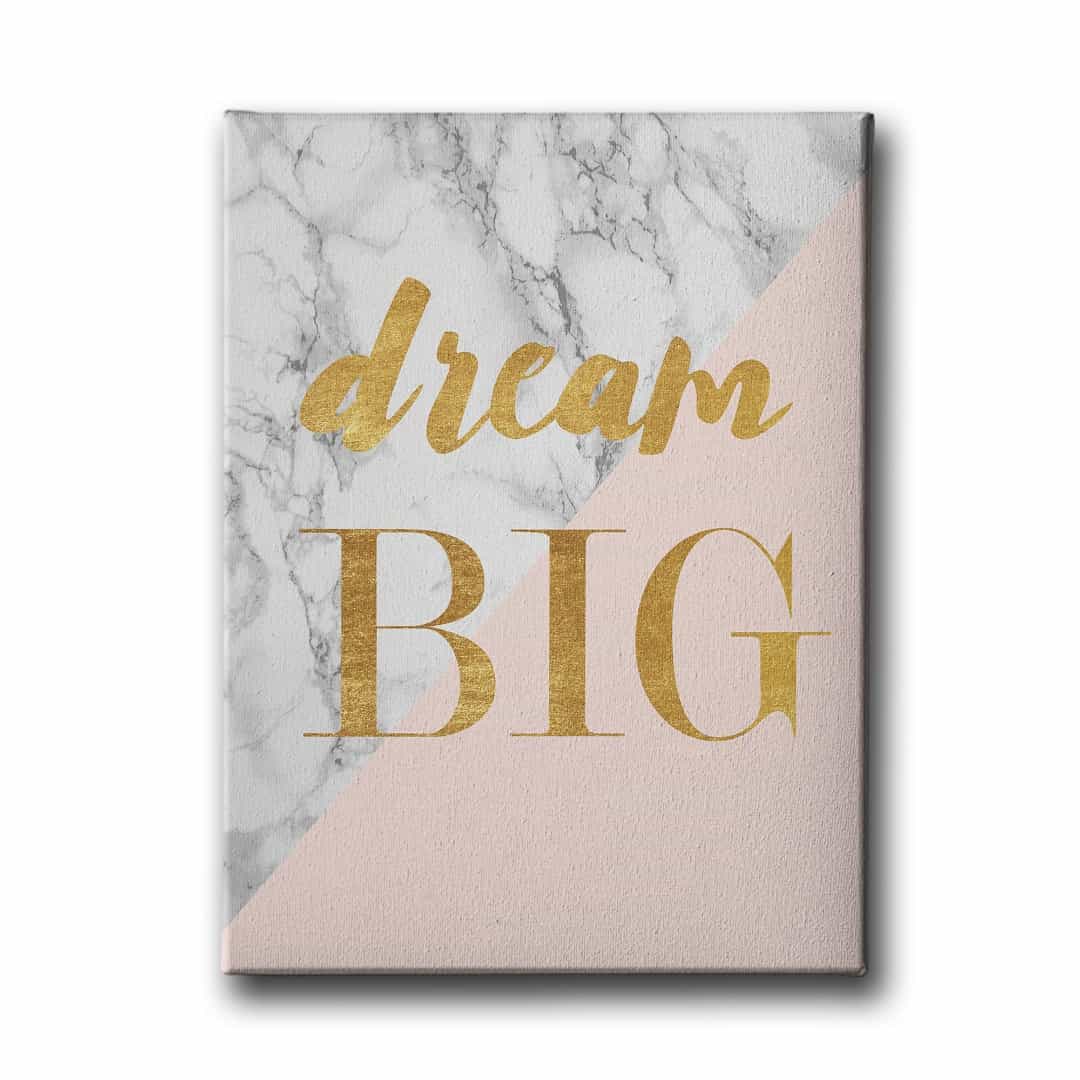 Dream Big Canvas Tablo