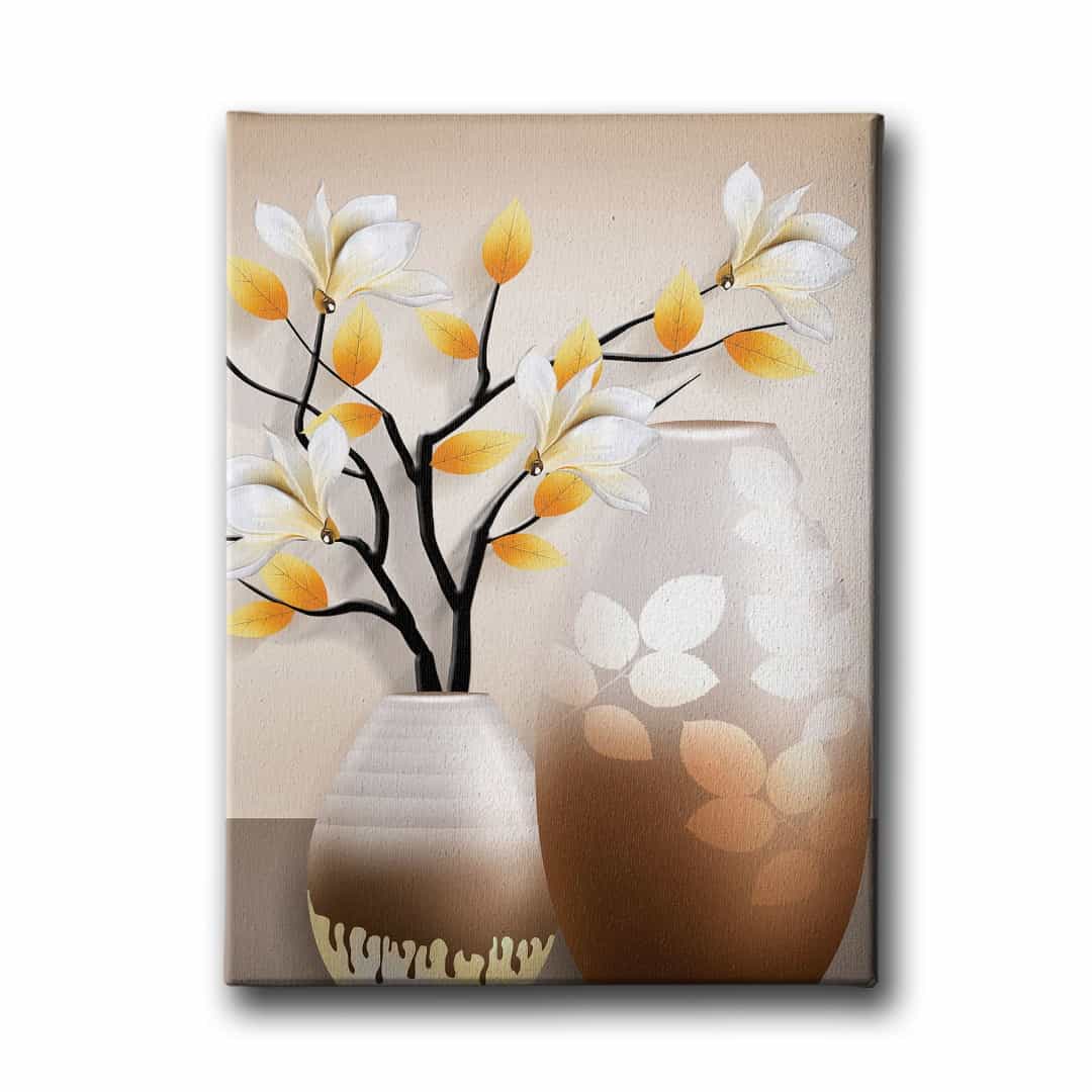 Modern Cicek Canvas Tablo