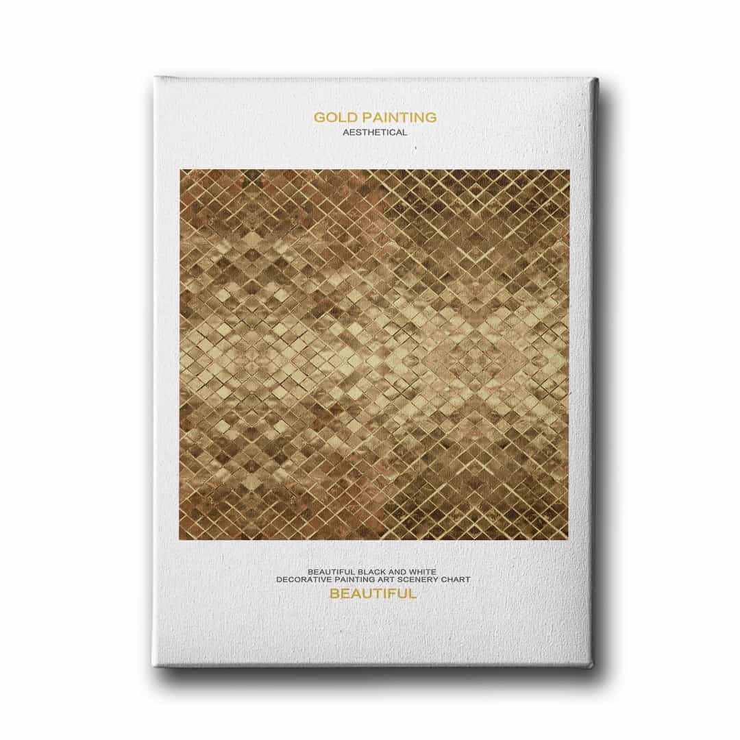 Gold Painting Canvas Tablo