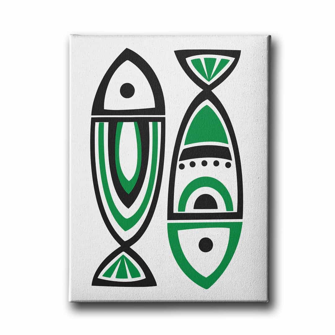 Renkli Balik Canvas Tablo