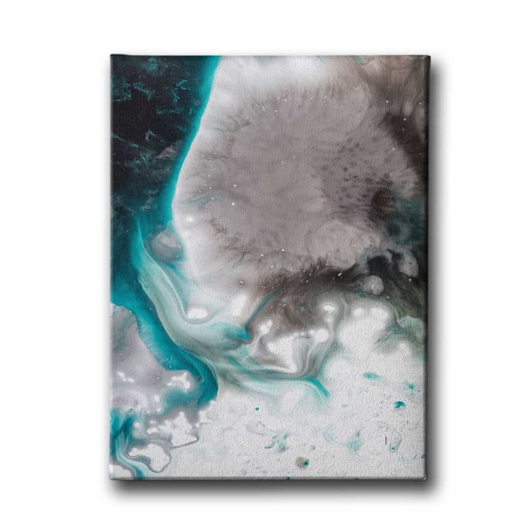 Yesil Beyaz Canvas Tablo