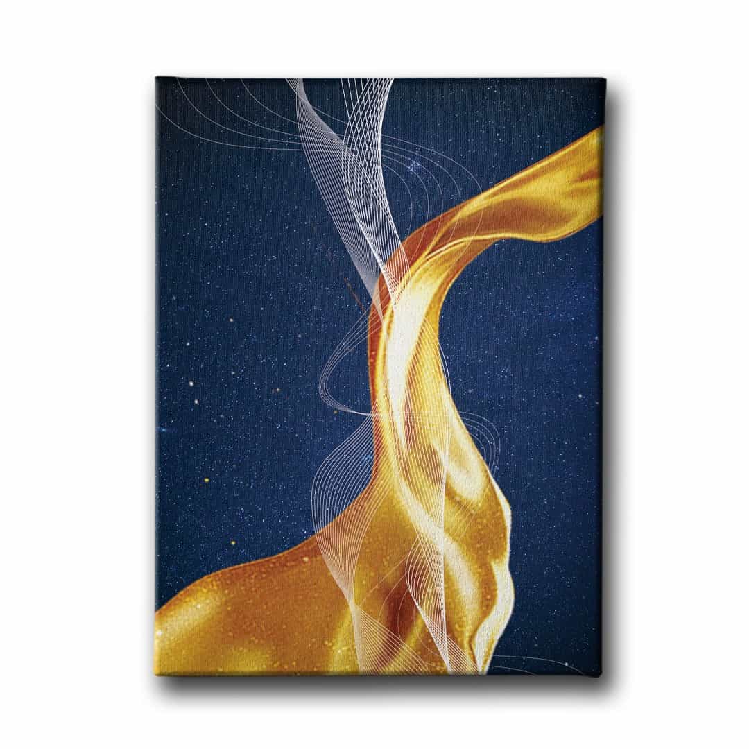 Golden Canvas Tablo