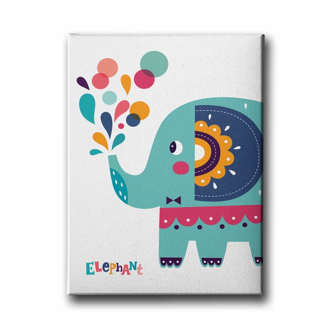 Elephant  Canvas Tablo
