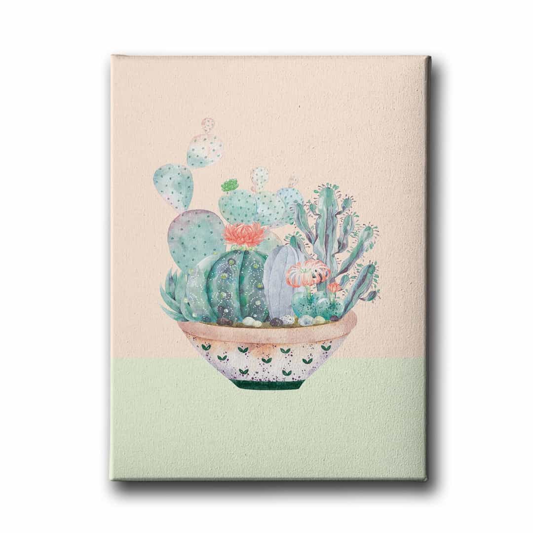 Kaktus Canvas Tablo