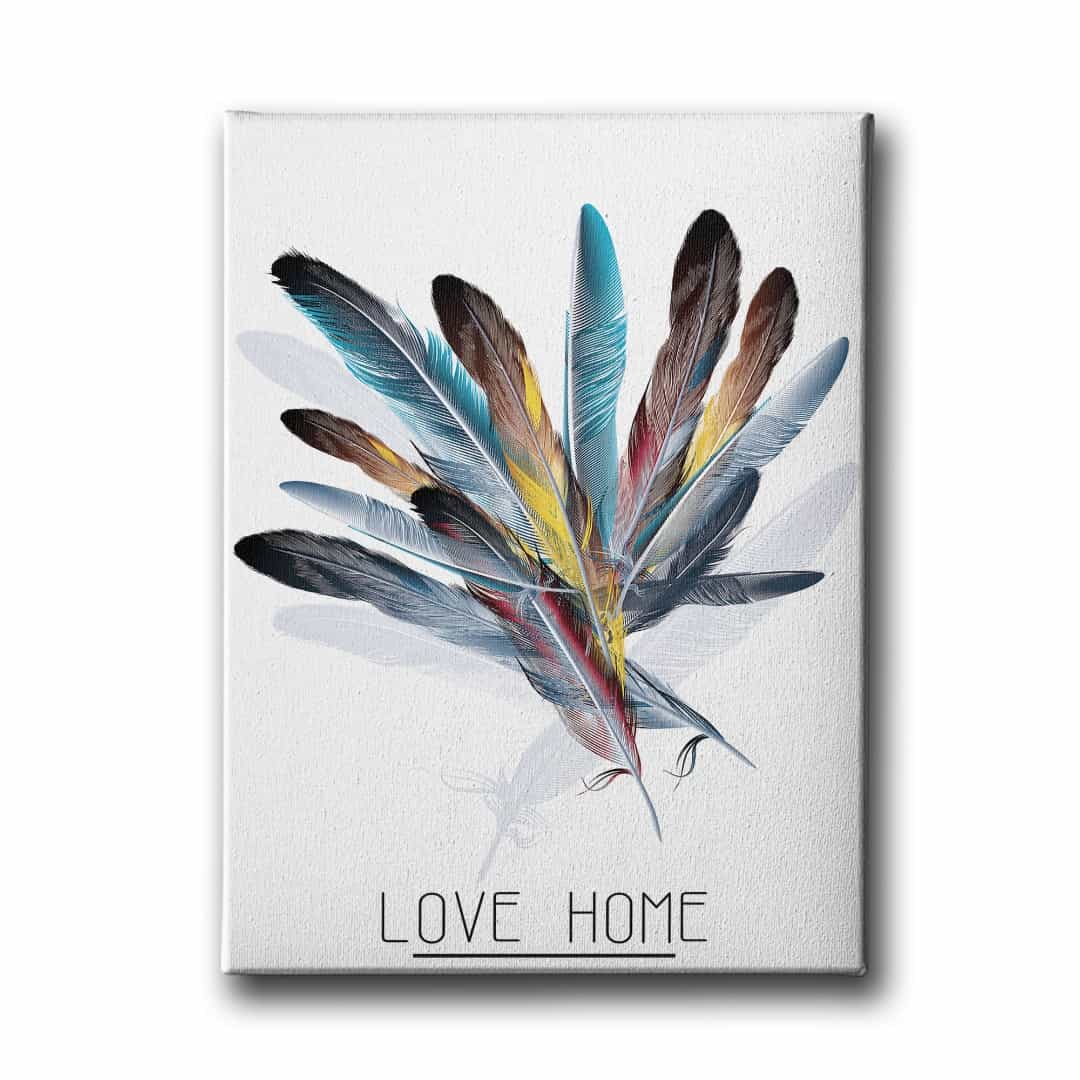 Love Home Canvas Tablo
