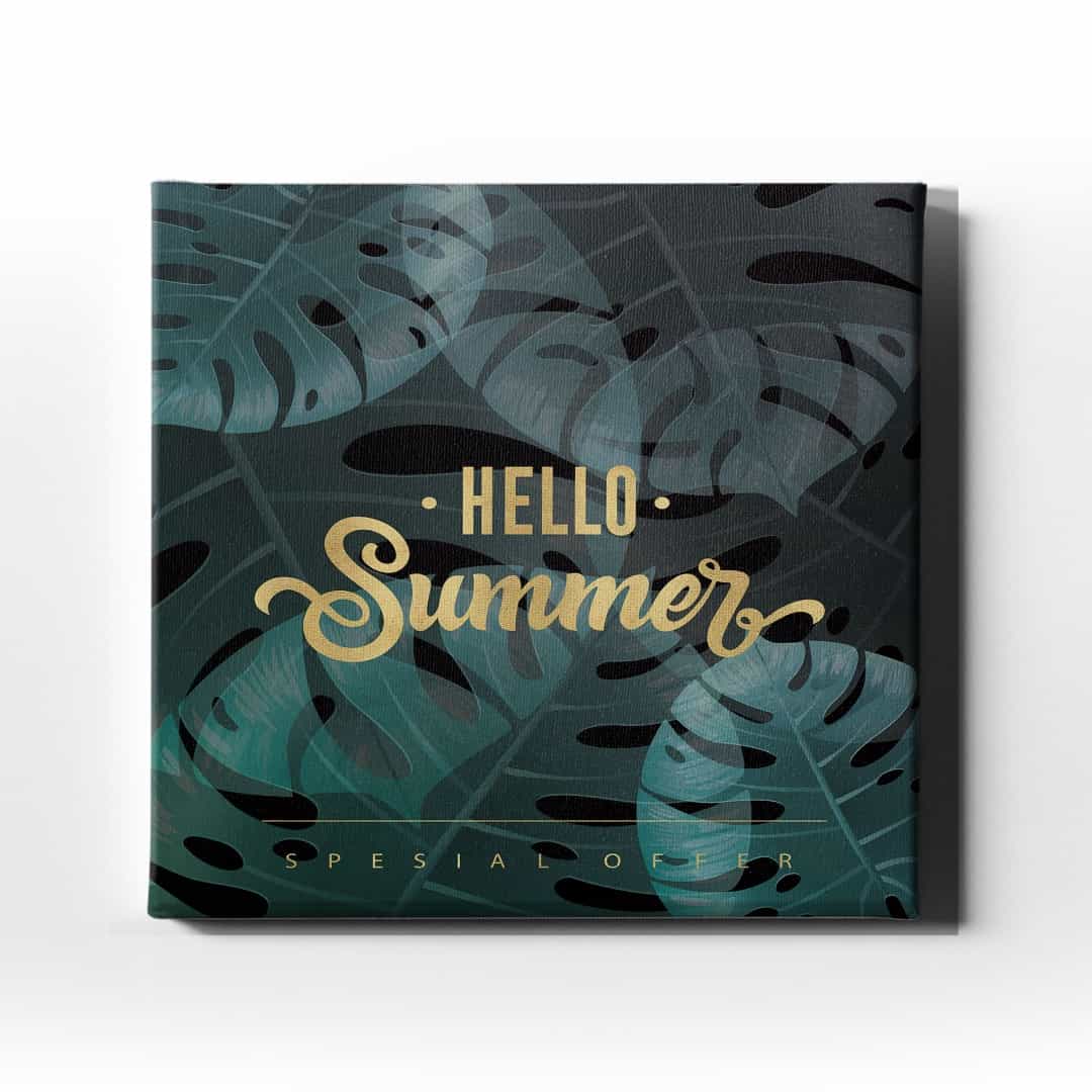 Hello Summer Canvas Tablo