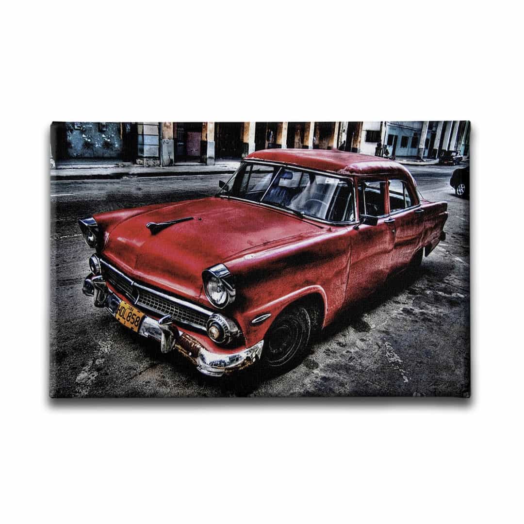 Klasik Kirmizi Canvas Tablo