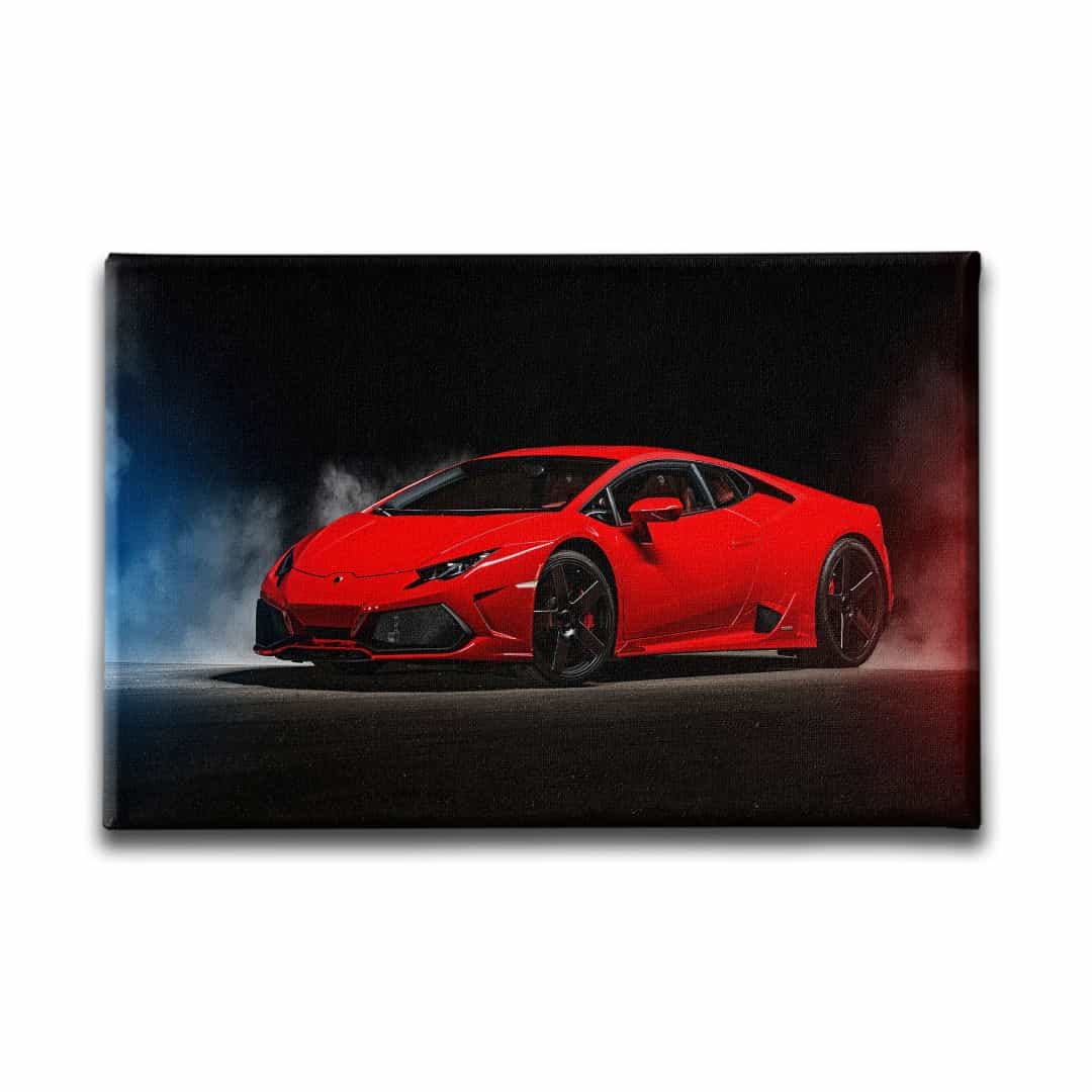 Kirmizi Ferrari Canvas Tablo