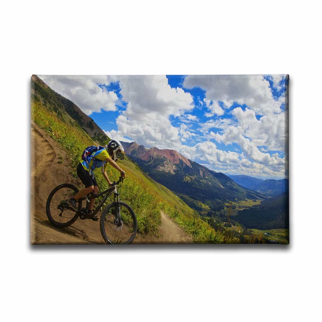 Dag Bisikleti Canvas Tablo