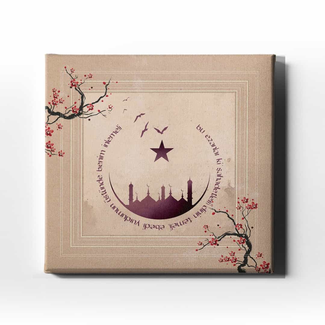 Istiklal Marsi Kanvas Tablo