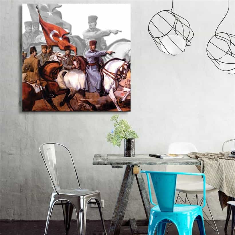 Ataturk Kanvas Tablo