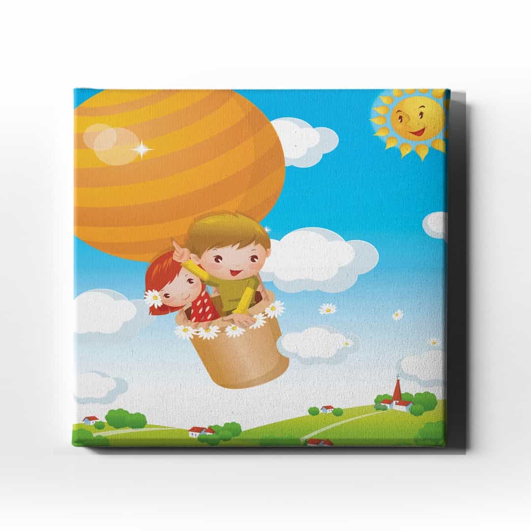 Ucan Balon Cocuk Kanvas Tablo