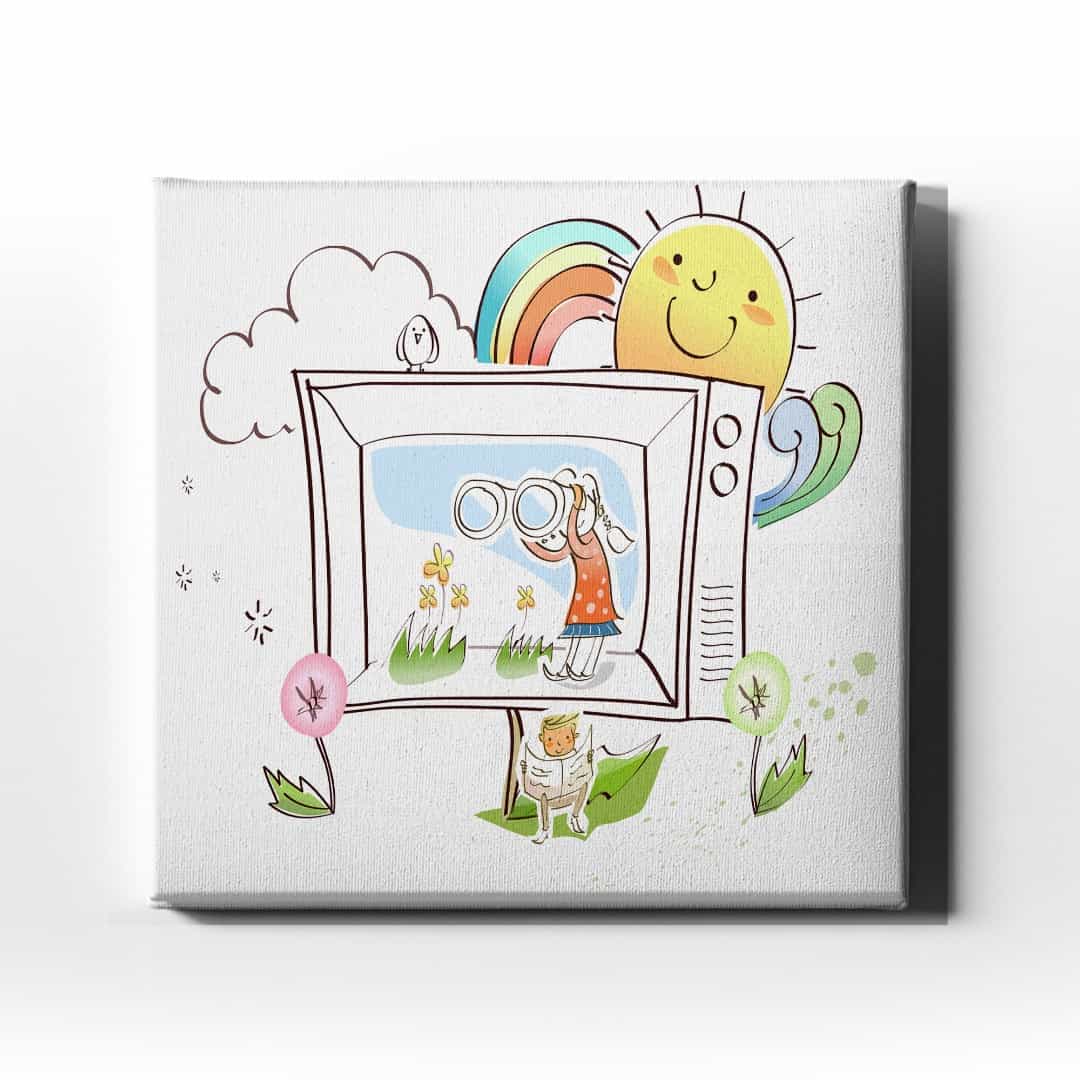 Cocuk Dunyasi  Kanvas Tablo