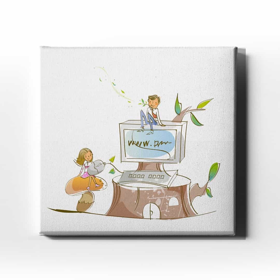 Cocuk Ruyasi Kanvas Tablo