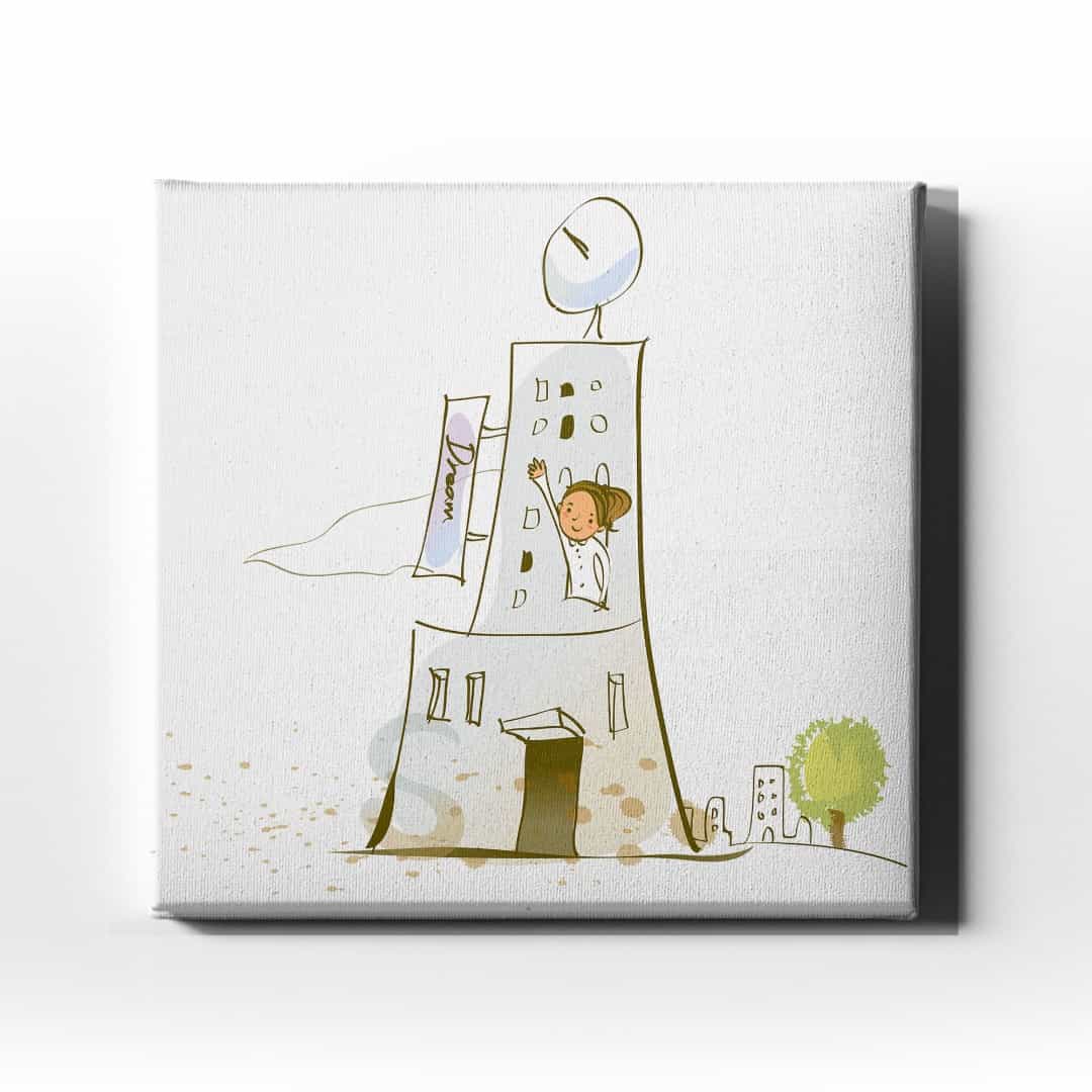 Cocuk Ruyasi Kanvas Tablo