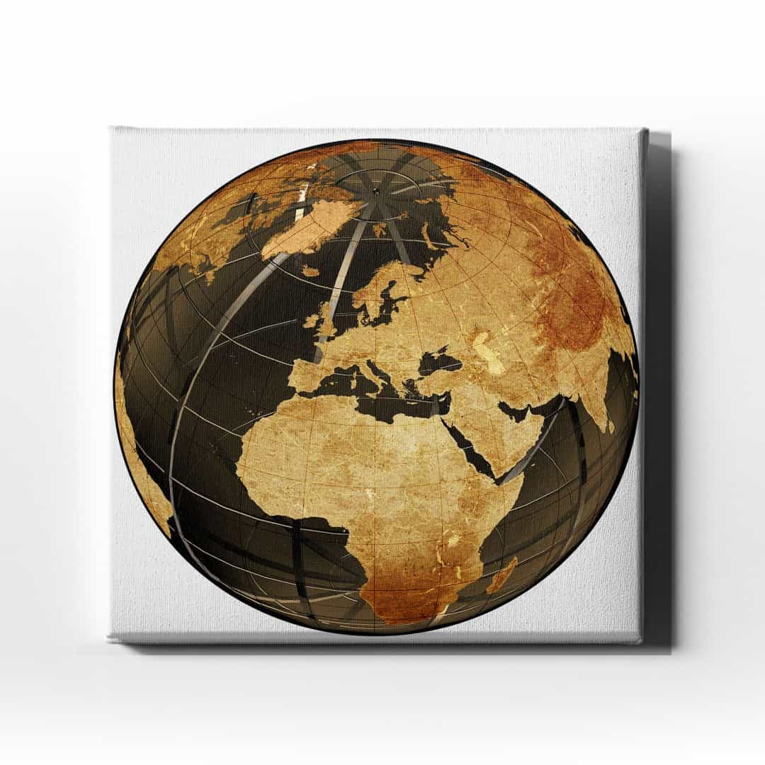 Yer Kure Canvas Tablo