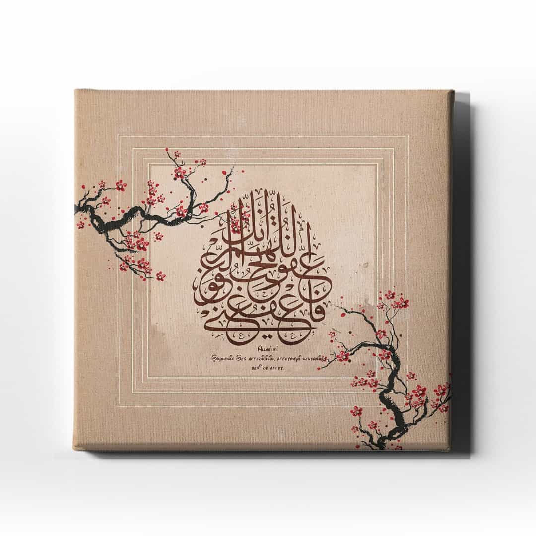 Allahim Beni De Affet  Hat Tablo