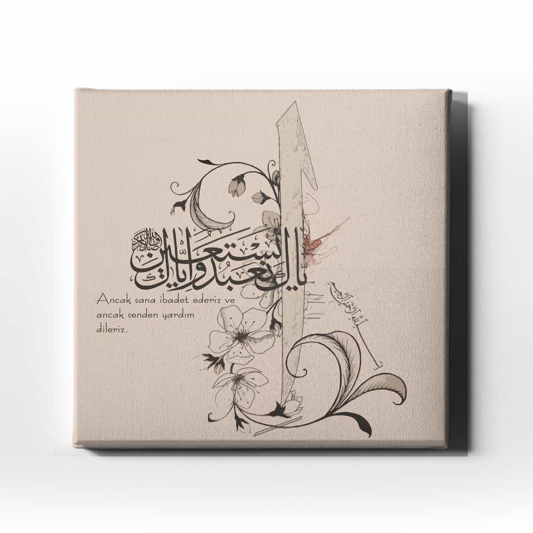 Fatiha Suresi 5.ayet  Hat Tablo