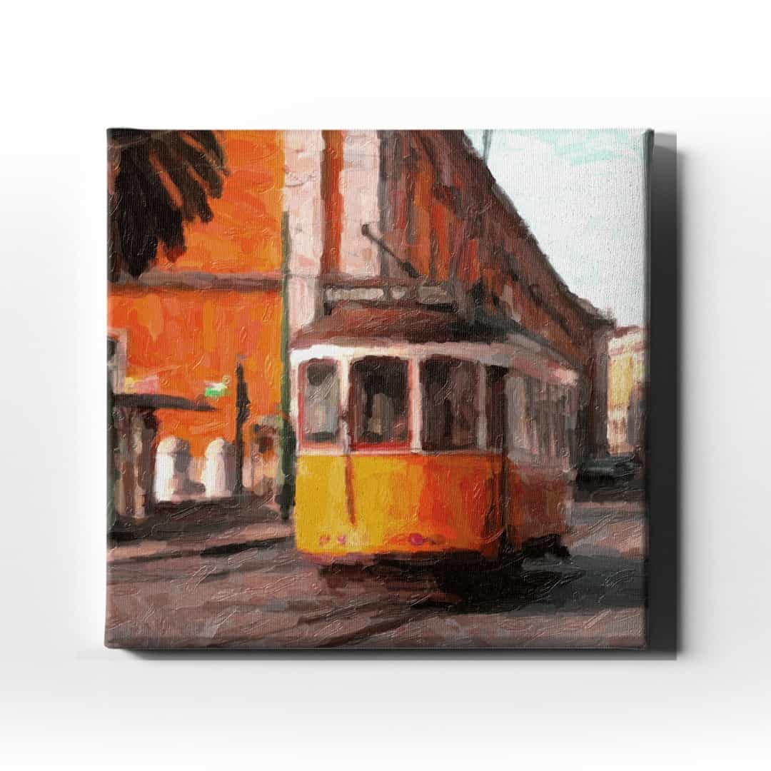 Eski Taksim Yagli Boya Kanvas Tablo