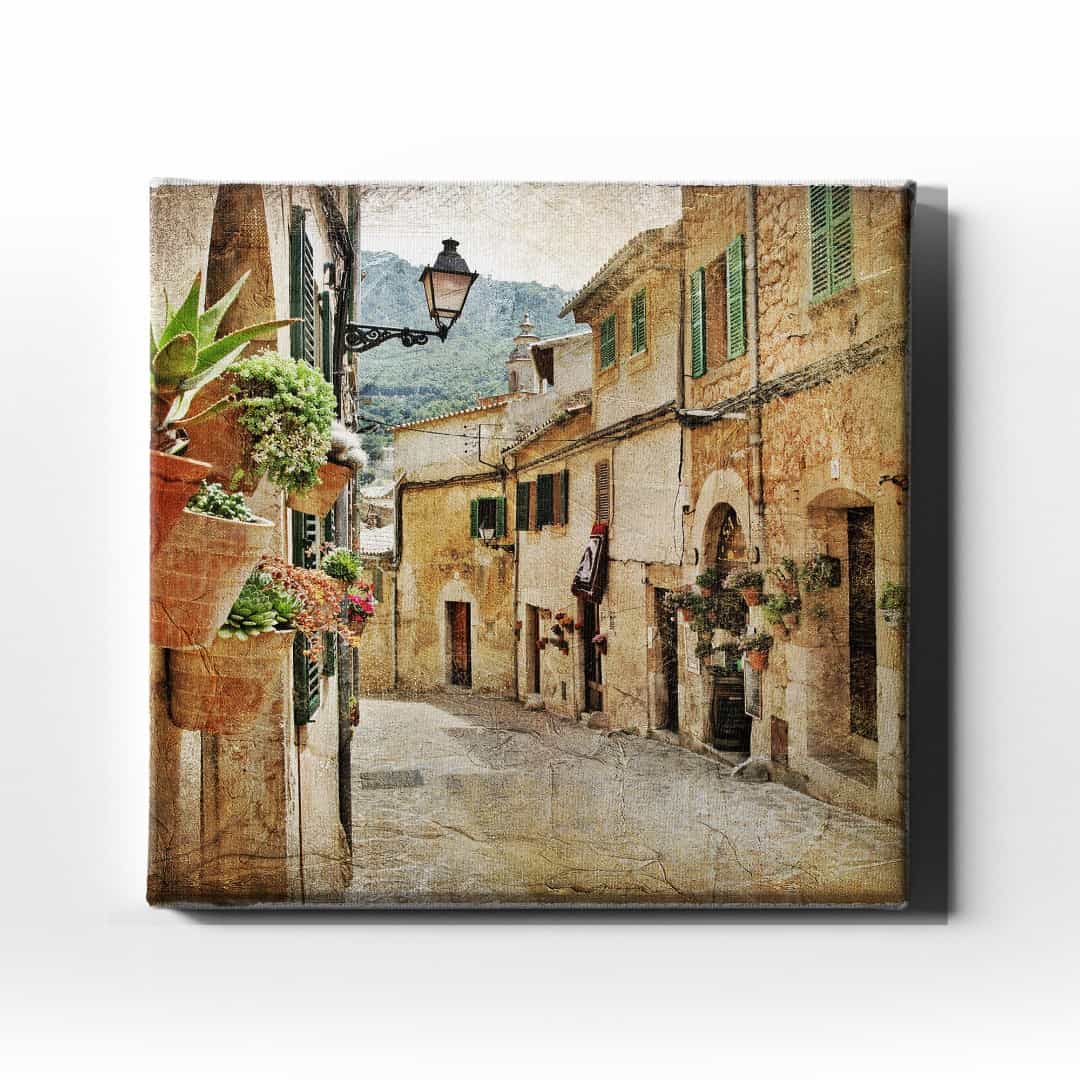 Eski Akdeniz Sokaklari Tablo