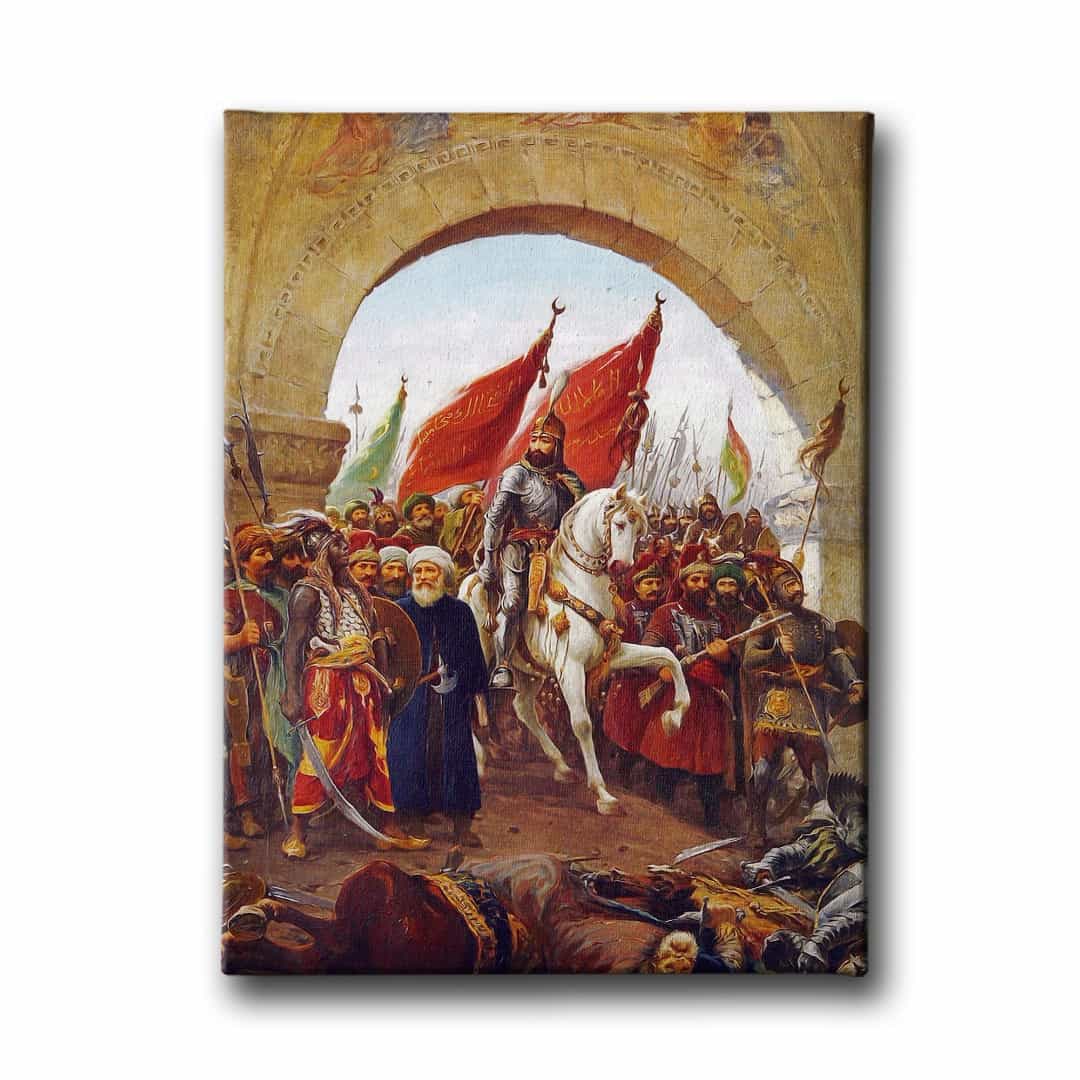 Fatih Sultan Mehmet Kanvas Tablo