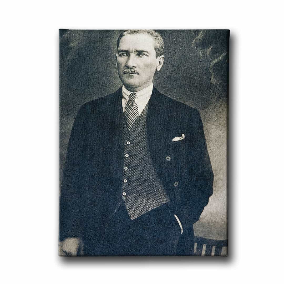 Ataturk Portresi Kanvas Tablo