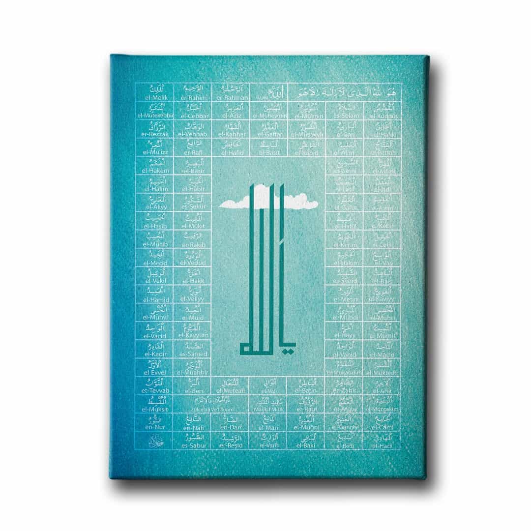 Esma-ul Husna Tablo