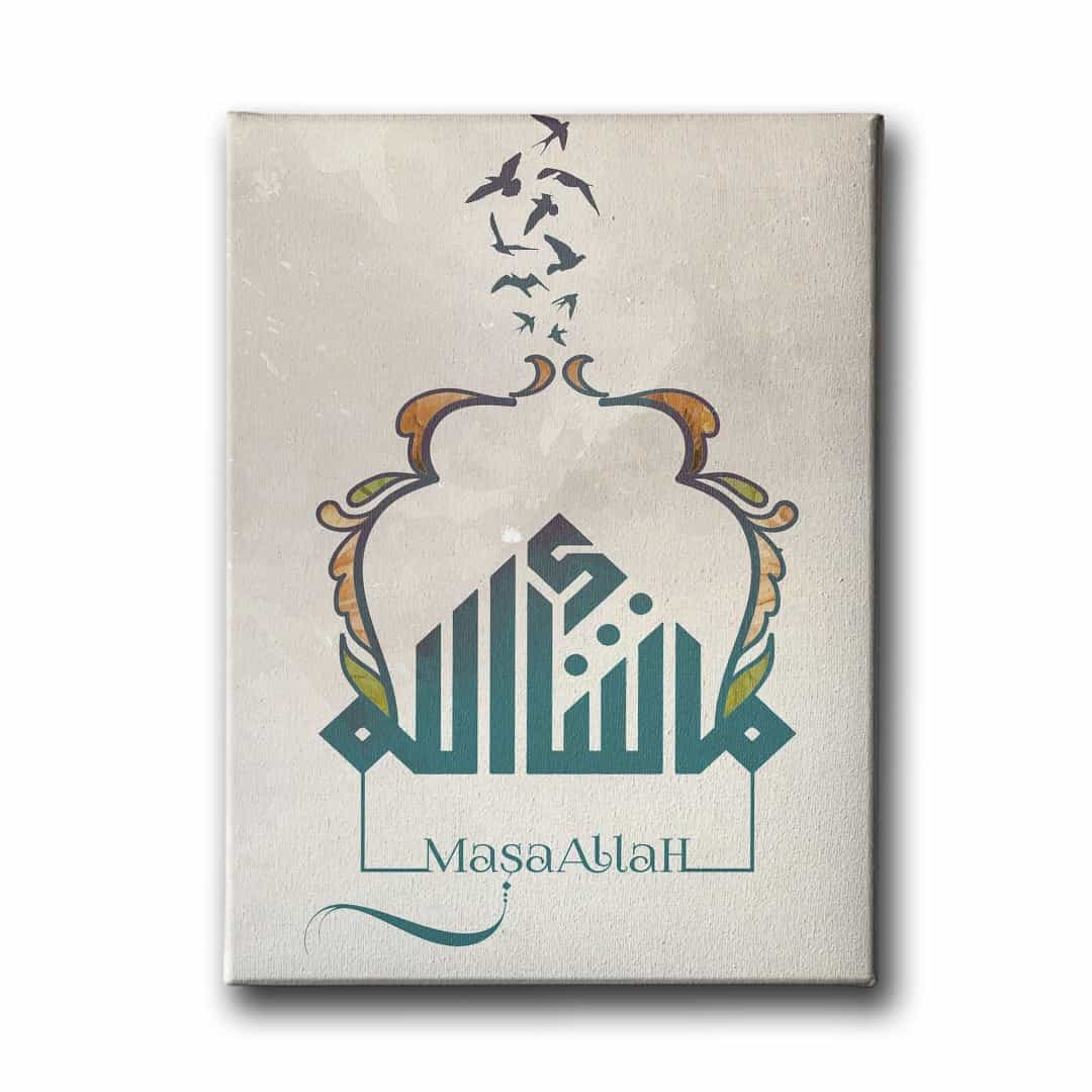 Masaallah Kufi Hat Tablo