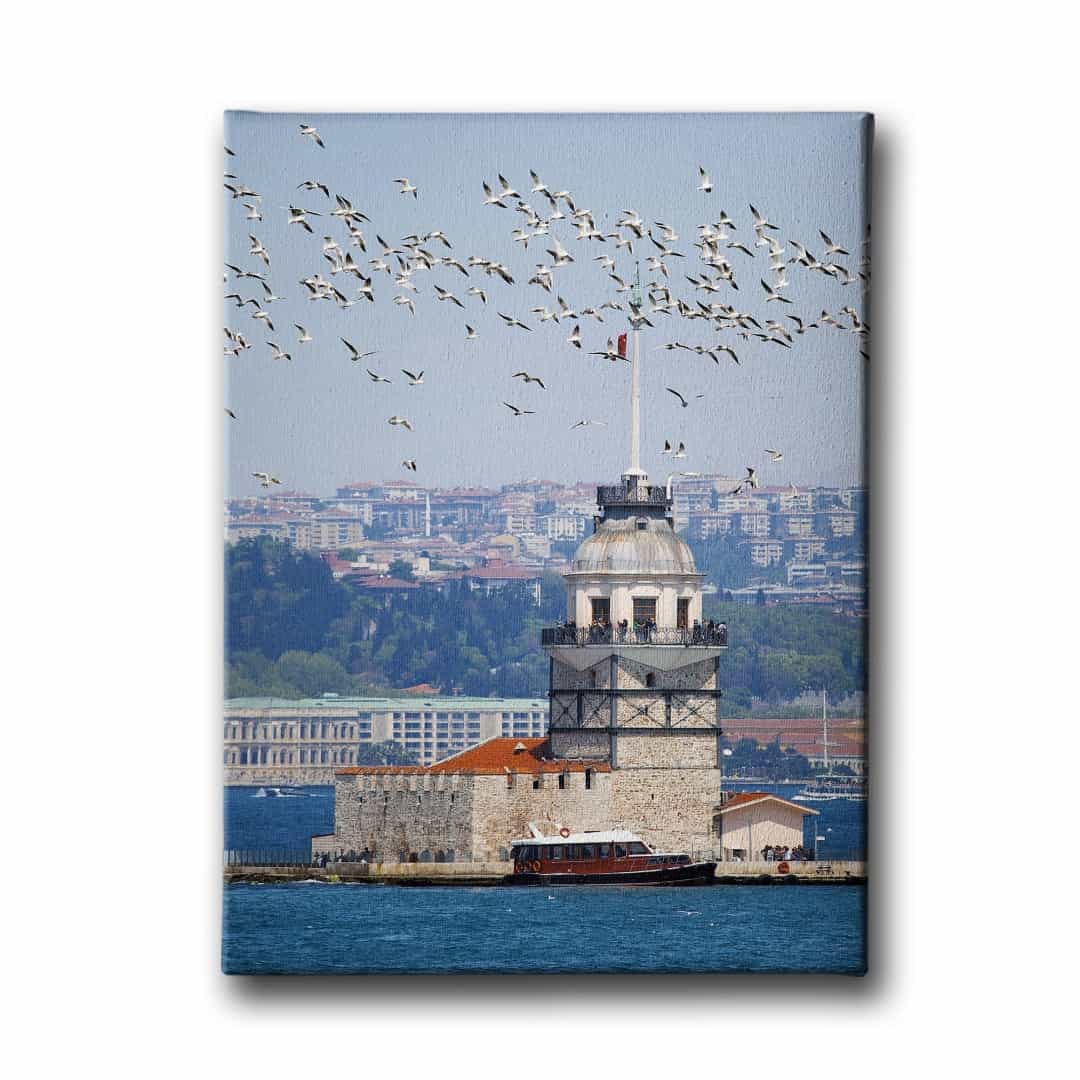 Kiz Kulesi Kanvas Tablo