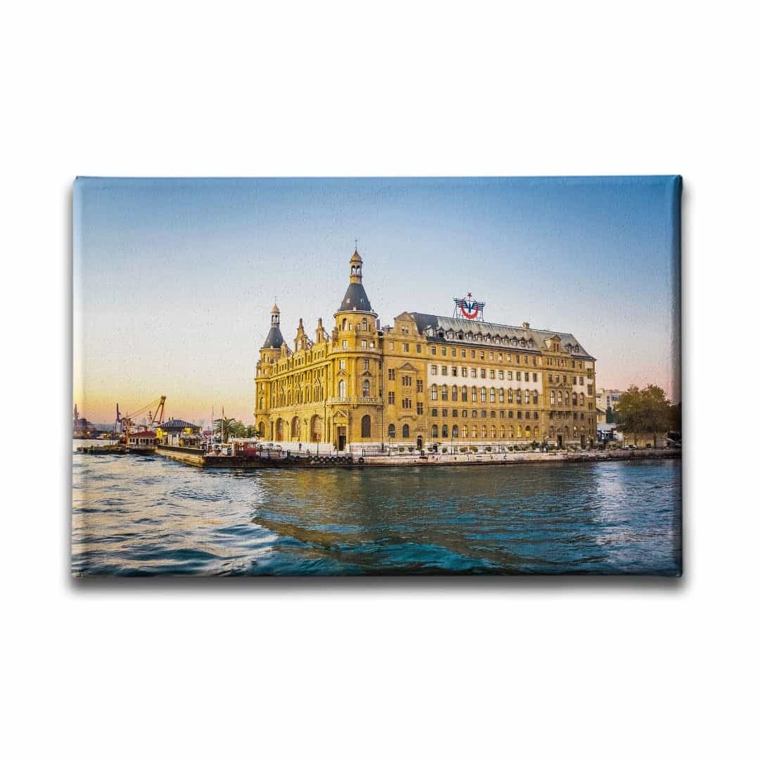 Istanbul Haydarpasa Kanvas Tablo