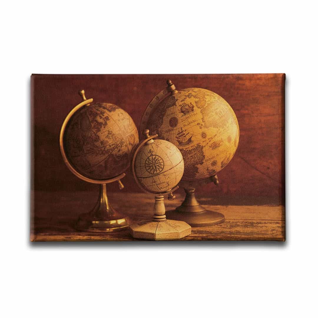 Kure Harita Canvas Tablo