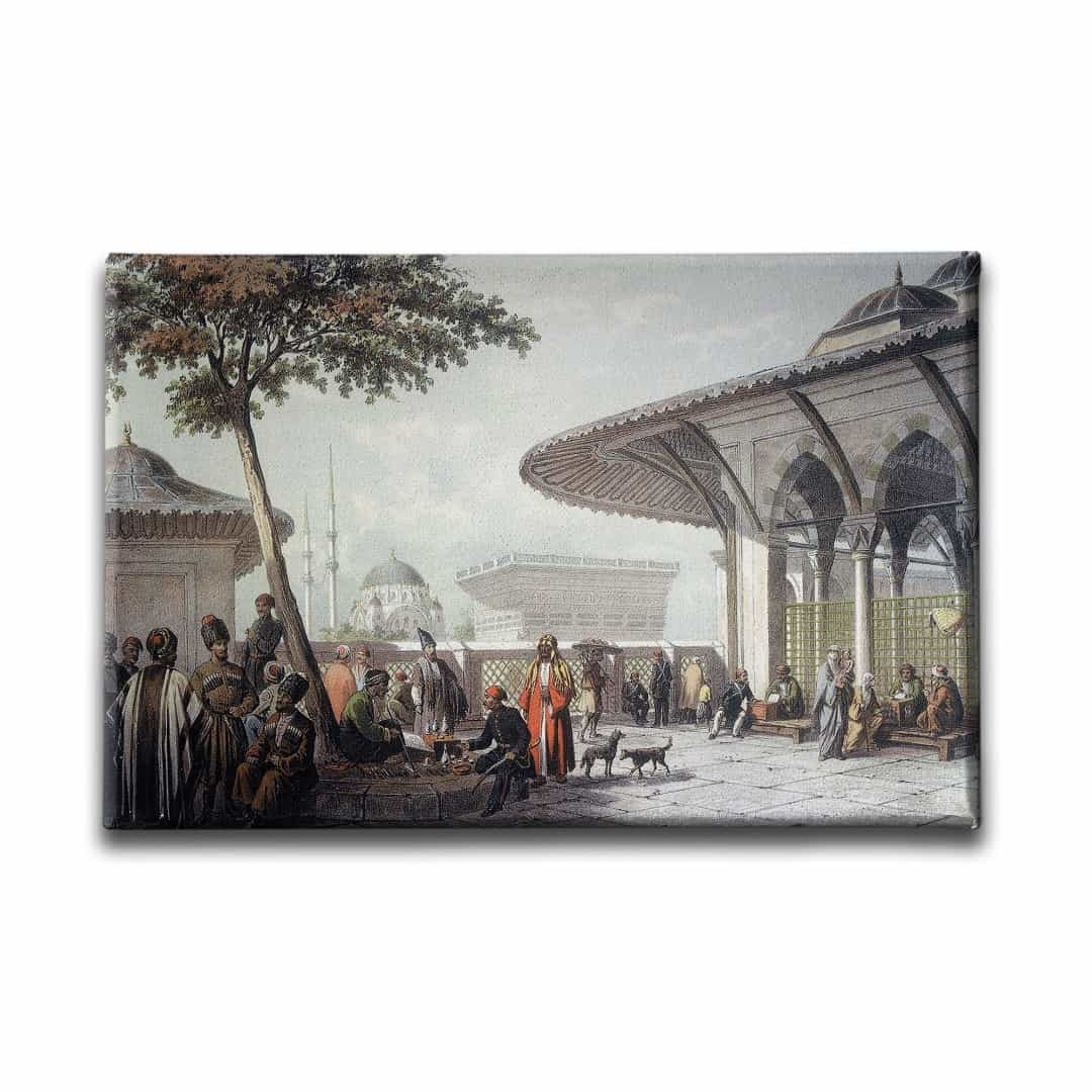 1. Mahmud Han Cesmesi Kanvas Tablo