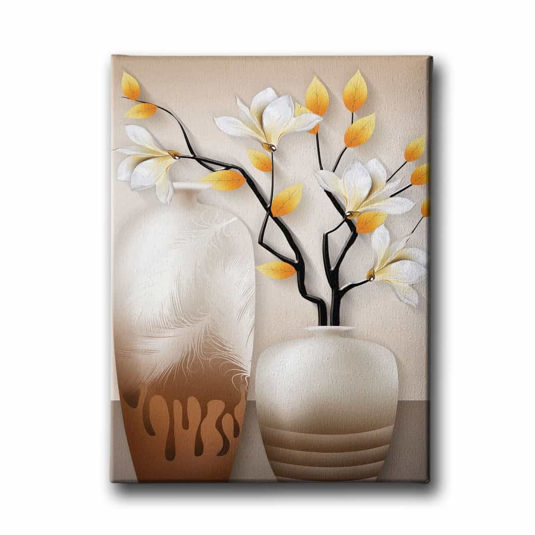 Modern Cicek Canvas Tablo