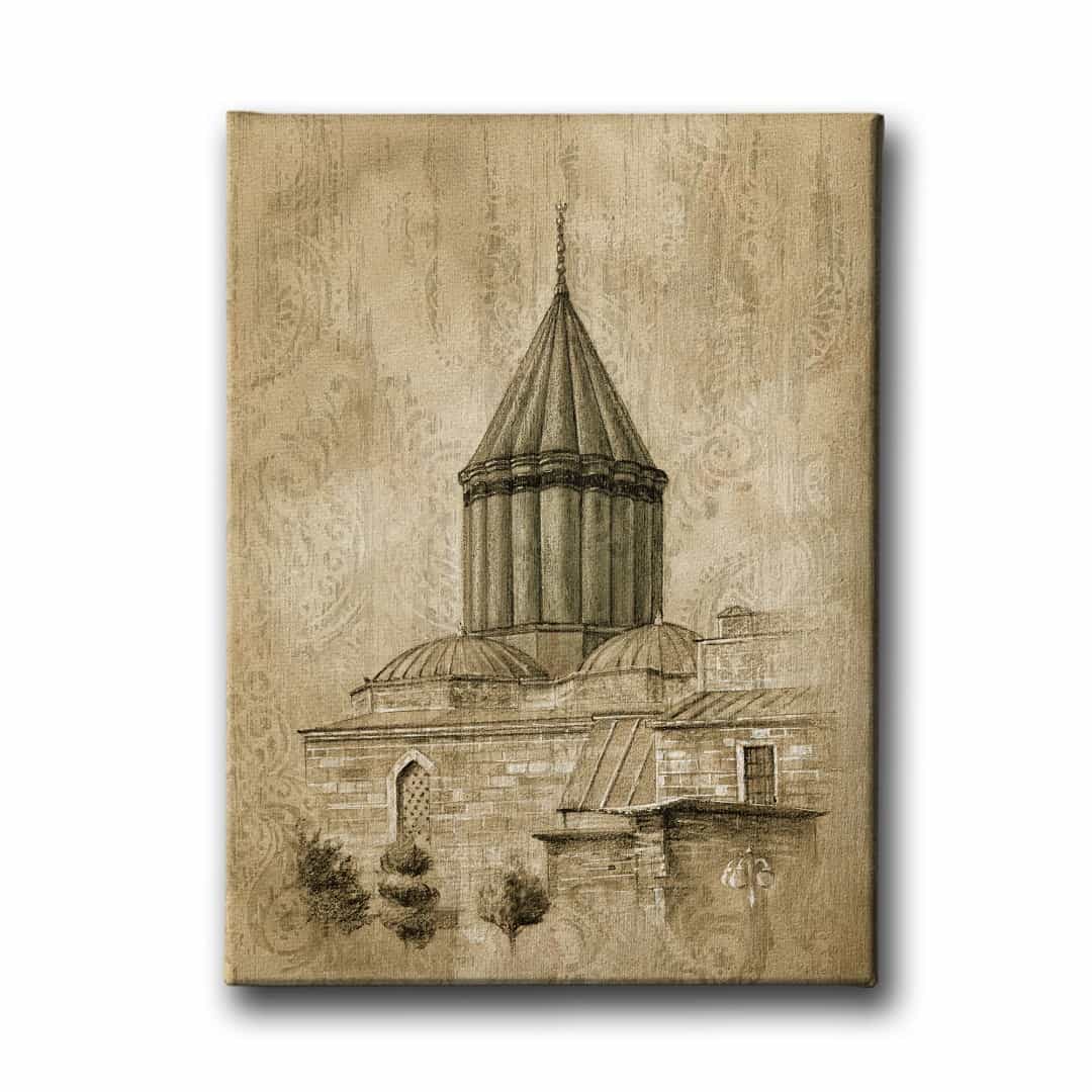 Mevlana Muzesi Eskitme Tablo