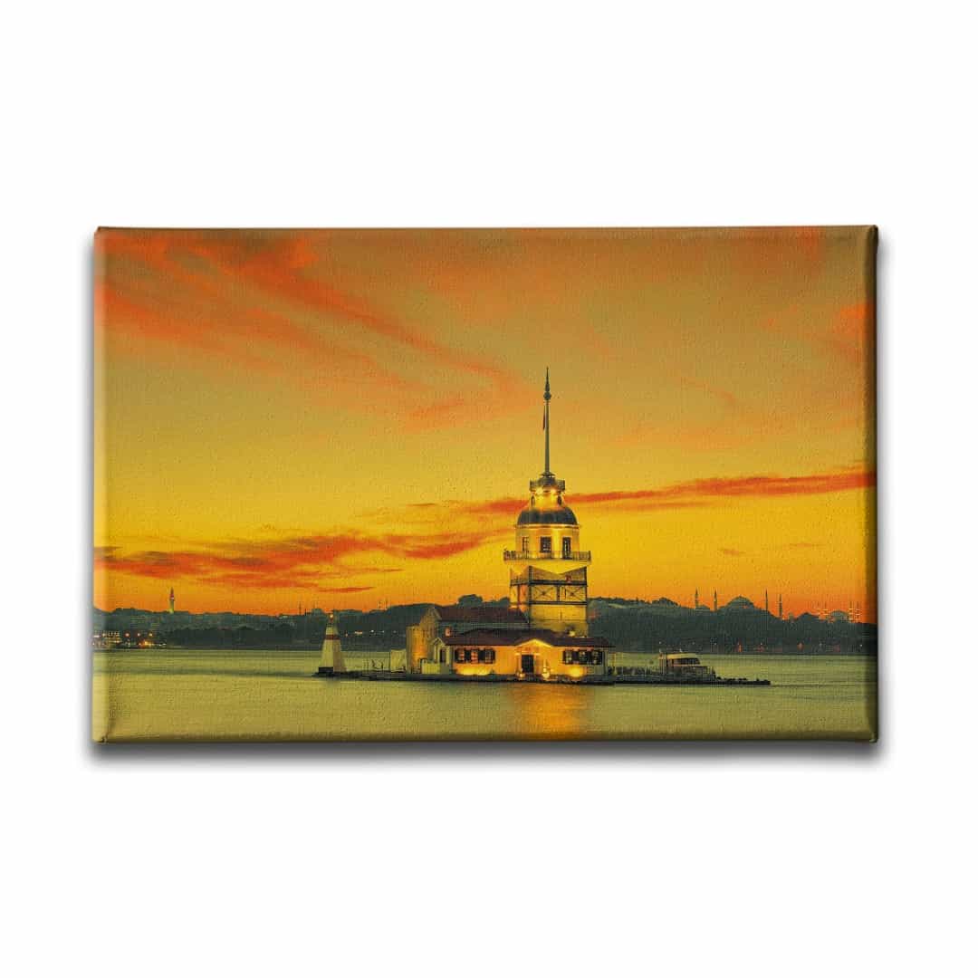 Kiz Kulesi Canvas Tablo