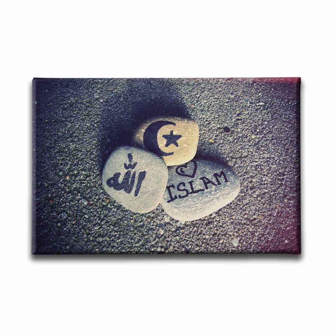 Islam-allah-hilal  Canvas Tablo