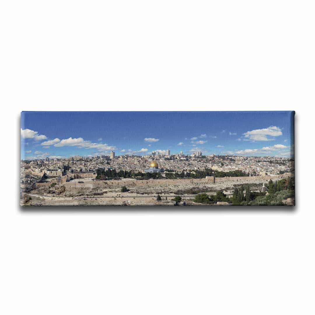 Mescid-i Aksa Panoramik Kanvas Tablo